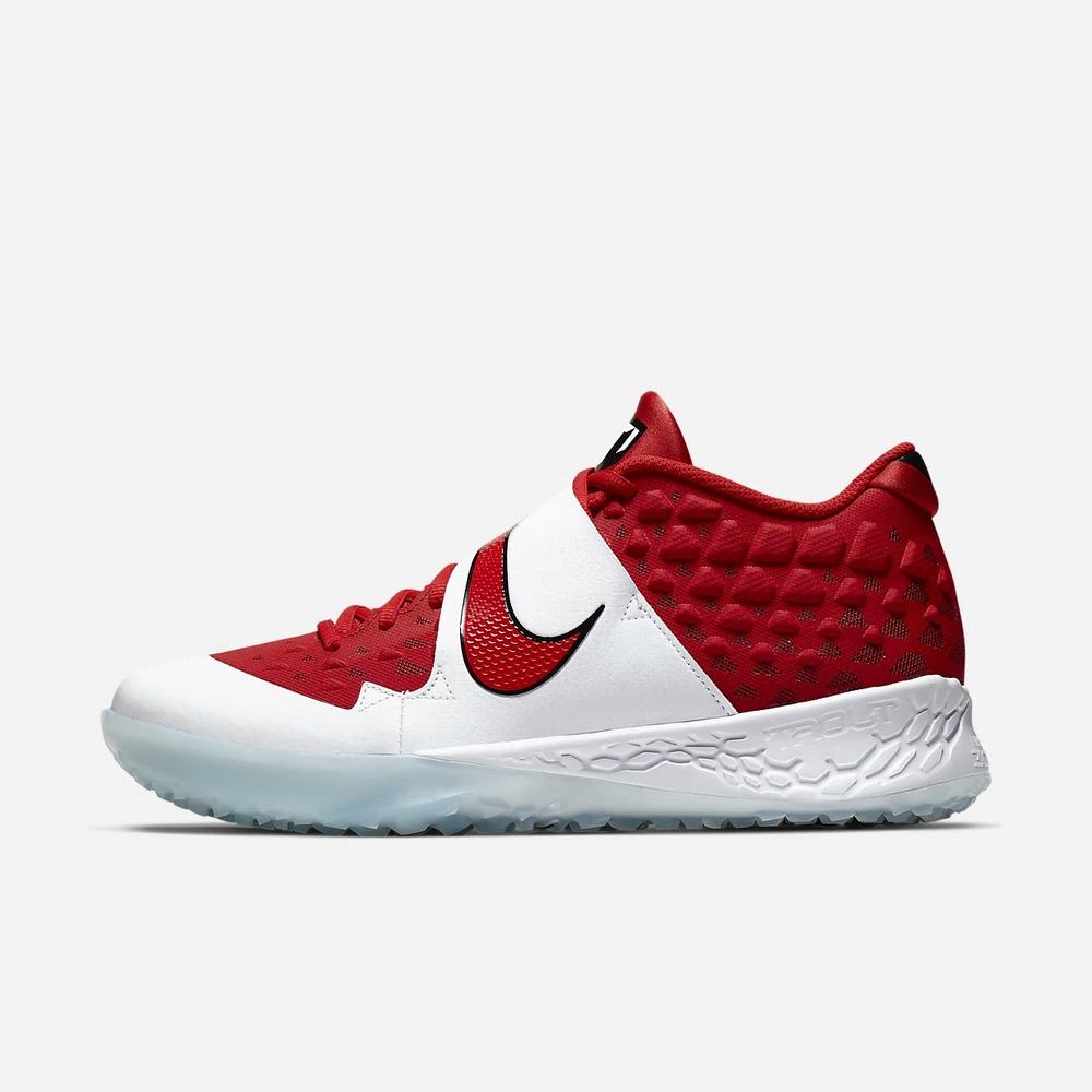 Chaussure De Baseball Nike Force Zoom Trout 6 Turf Rouge 7164-928 University Red/Gym Red/Black/University Red Homme | DGX-08393584